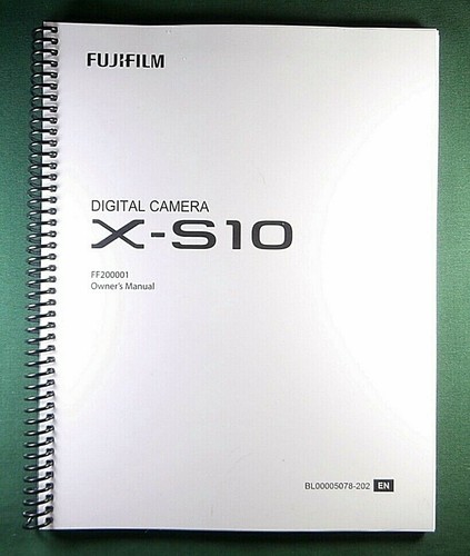 Fujifilm s10 manuale uso - fujifilm, x-s10